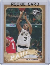 CHRIS PAUL ROOKIE CARD Wake Forest 2005 OLD SCHOOL BASKETBALL RC Phoenix Suns!