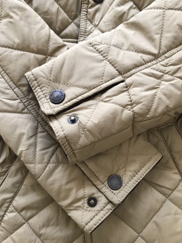 POLO Ralph Lauren Boys Puffer Coat Sz 4T Quilted Tan Snaps Preppy Lightweight - Picture 5 of 11