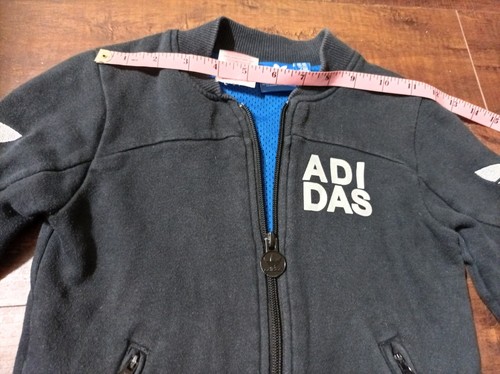 Adidas Boy's Sweatshirt insulated Jacket Size 5/6 Cardigan Sweater - Picture 4 of 12