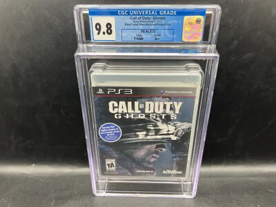 Call of Duty Ghosts PS3 CGC 9.8 A++ FACTORY SEALED MINT WATA