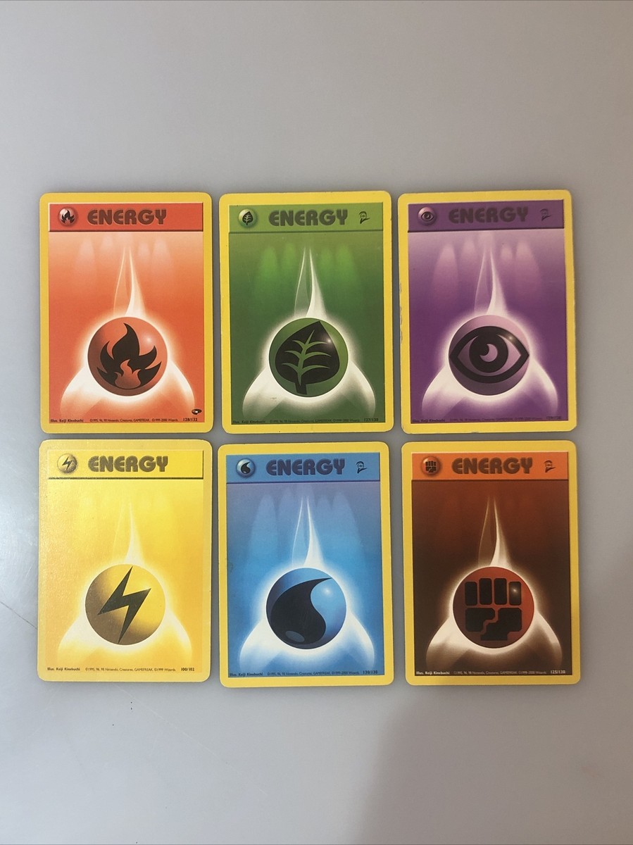 pokemon energy card list Amazon.com: Pokemon 90 Cards Basic Energy Pack (10 of each type) : Toys &  Games main image 1