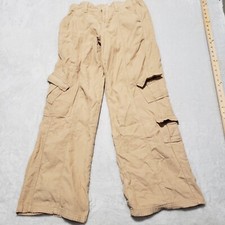 NWT Urban Outfitters BDG Y2K Cargo Pants Corduroy Cotton In Khaki Tan Size M