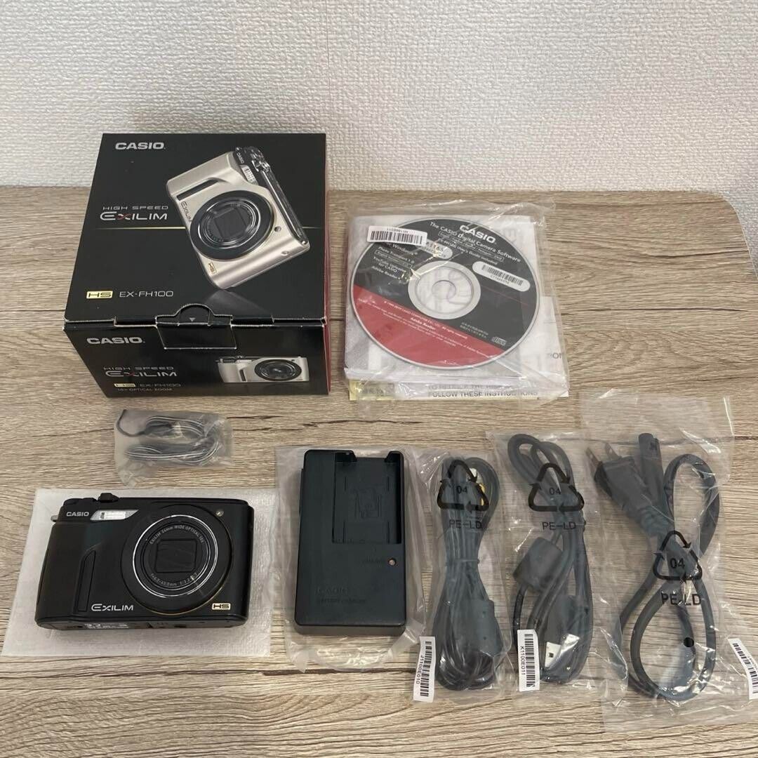 Casio EXILIM EX-FH100 10.1MP Digital Compact Camera Black Casio EXILIM EX-FH100 10.1MP Digital Compact Camera Black