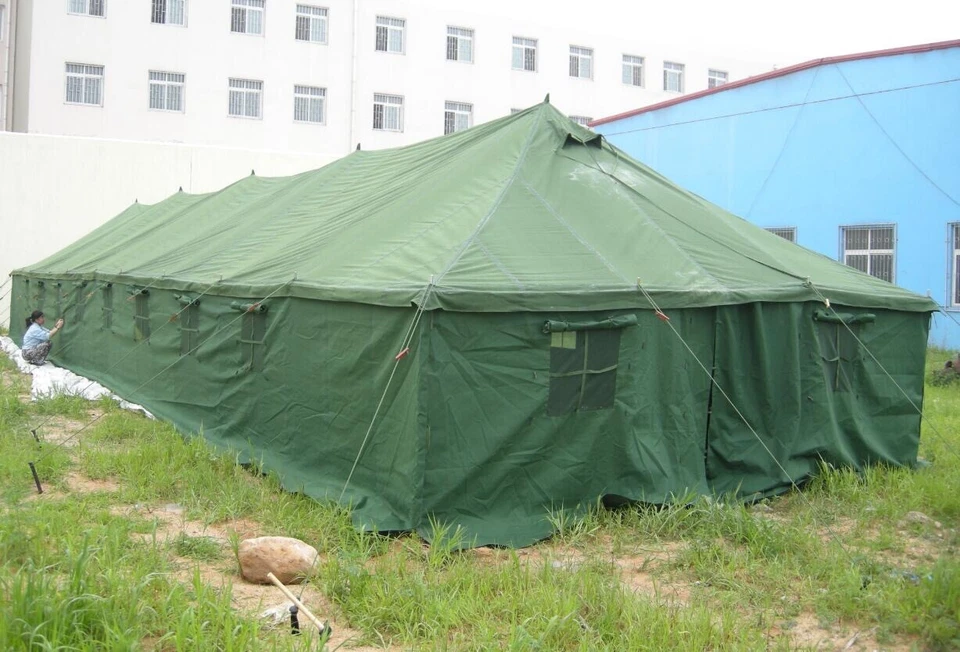 Caça militar - acampamento impermeável 20 pessoas tenda 35 pés - serviço pesado - verde OD - Imagem 2 de 4