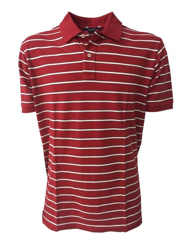 Gransasso Men's Half Sleeve Striped Polo 100% Cotton Made in Italy - Picture 2 of 7