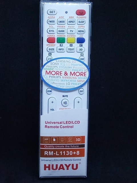 RM-L1130+8 IHANDY UNIVERSAL LCD LED TV REMOTE CONTROL | eBay