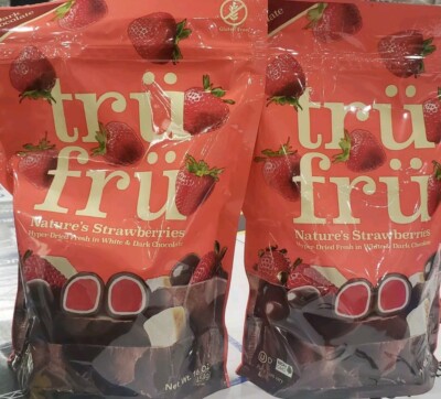 Dark Chocolate Strawberries Hyper Dried Tru Fru 2 Pack 2 Lbs Total 