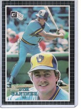 1985 Donruss - Action All-Stars #2 Jim Gantner Jumbo baseball card 
