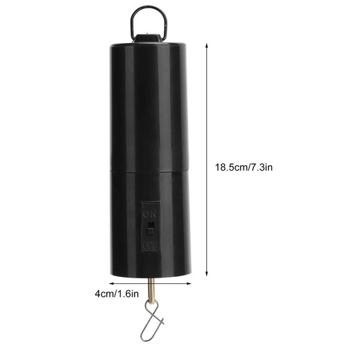 Boule à miroir suspendue rotative, moteur à batterie tournante, fête Disco - Zdjęcie 4 z 4