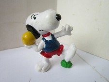 FIGURINE SNOOPY LANCER DU POIDS ATHLETISME SCHLEICH BULLY PIXI ANNEES 80 NEUVE