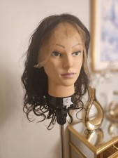 High Quality regular Top 18 to 20" straight 100 Virgin Human Hair Lace Wig