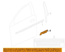 GM OEM 11-16 Cruze Limited,Cruze Front Door Exterior Trim-Nameplate 22877479