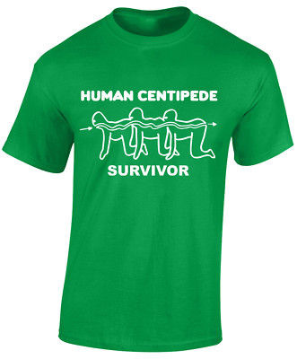 Human Centipede Survivor Funny Joke Classic Film Rude Unisex T-Shirt