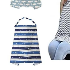 Baby Mom Breastfeeding Nursing Poncho Cover Up Stars and Moon Design $5.24