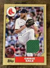 2022 Topps Series 1 - Chris Sale - 1987 Topps Relic RED SOX