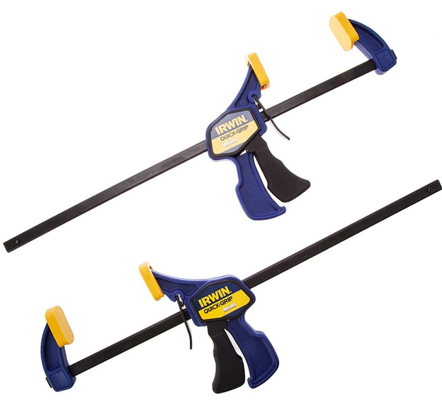 IRWIN T54122EL7 Quick Grip 12 Inch Mini Trigger G Clamps Dark Blue