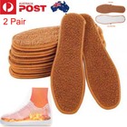 <!--F#f_0-->2 Pair Winter Warm Insoles Soft Warm Thick Inner Soles Sheep Wool Shoes Pad AU<!--F/-->