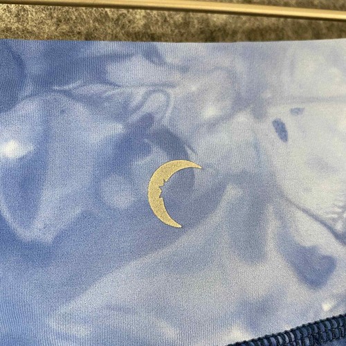 Zyia Active Leggings Girls Small (8-9) Blue Tie Dye Hendrix Light N Tight - Picture 5 of 12
