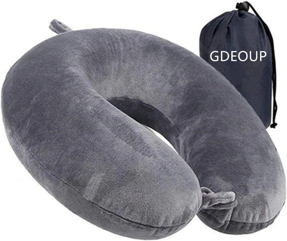 Travel Pillow - Memory Foam Neck Pillow Support Pillow