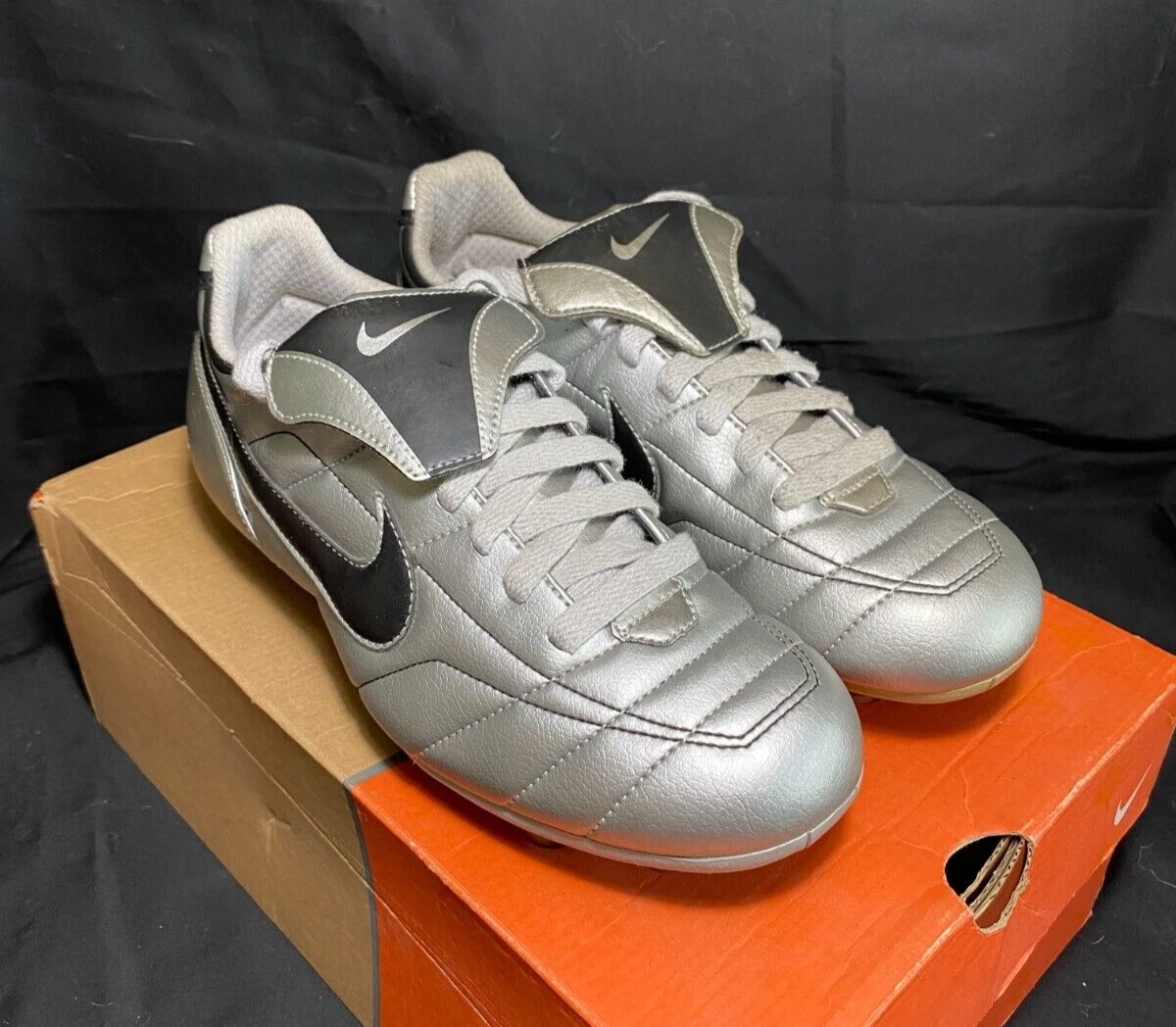 Consciente Noche Desempacando OG 2006 Nike Tiempo Natural Legend II FG AG Leather Ronaldinho Silver R10 7  US | eBay