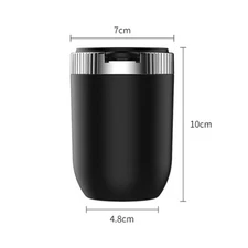 Car Ashtray Extinguished Cigarette Cylinder Stainless Steel LED Light With Lid