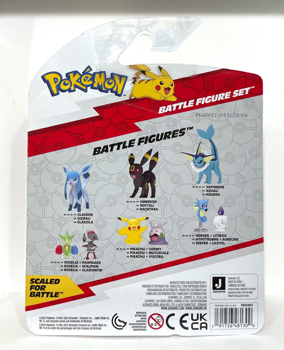 Jazwares Pokemon Battle Figure Set Togepi + Wartortle + Jazwares Pokemon Battle Figure Set Togepi + Wartortle +