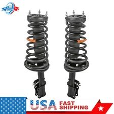 Pair Rear Shock Struts w/Coil Springs for 2002 2003 Toyota Camry Lexus ES300