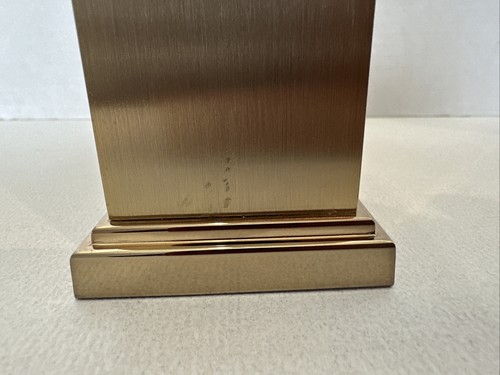 Citizen Gold Finish Mantel Schreibtisch Tisch Quarz Uhr funktioniert. - Bild 6 von 14
