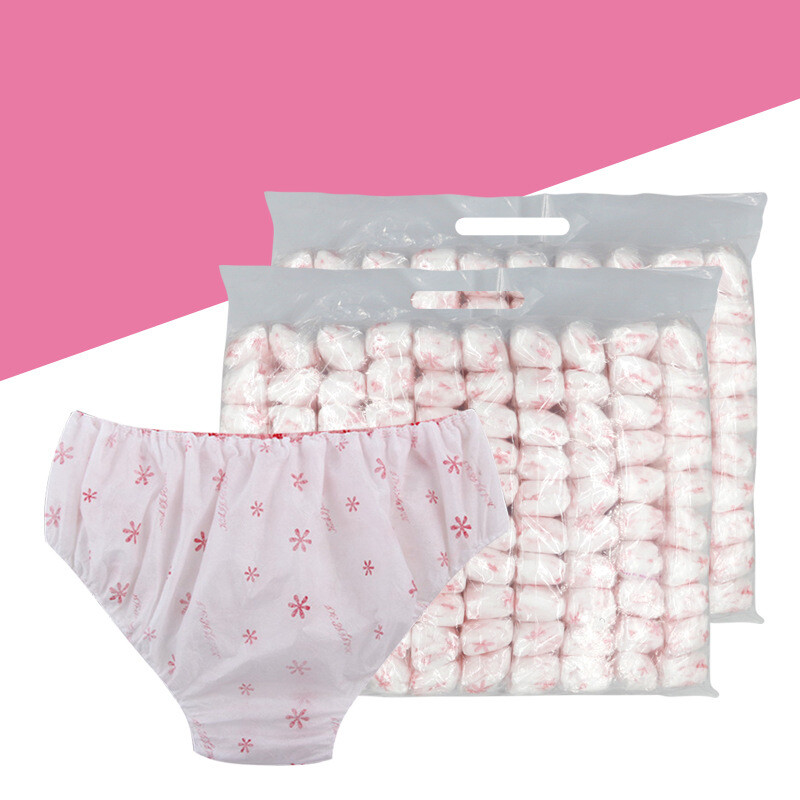10PCS Disposable Cotton Underwear Travelling Postpartum Panties Non