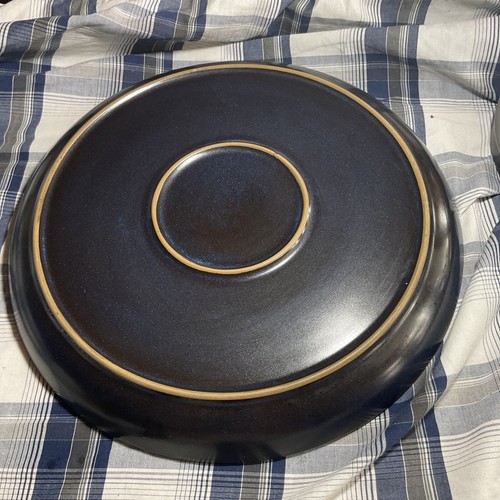 Denby-Langley Kismet Blue Daisy Dinner Plate 10" England,good Bright Condition. - Picture 11 of 24