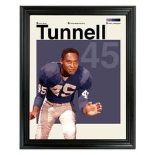 Emlen Tunnell Framed Sports Art Photo by Thomas Maxwell