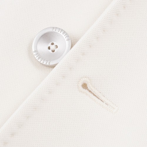 Peserico Ivory Knit Jersey Cotton Blazer 40R (Eu 50) NWT Sport Coat - Picture 5 of 9