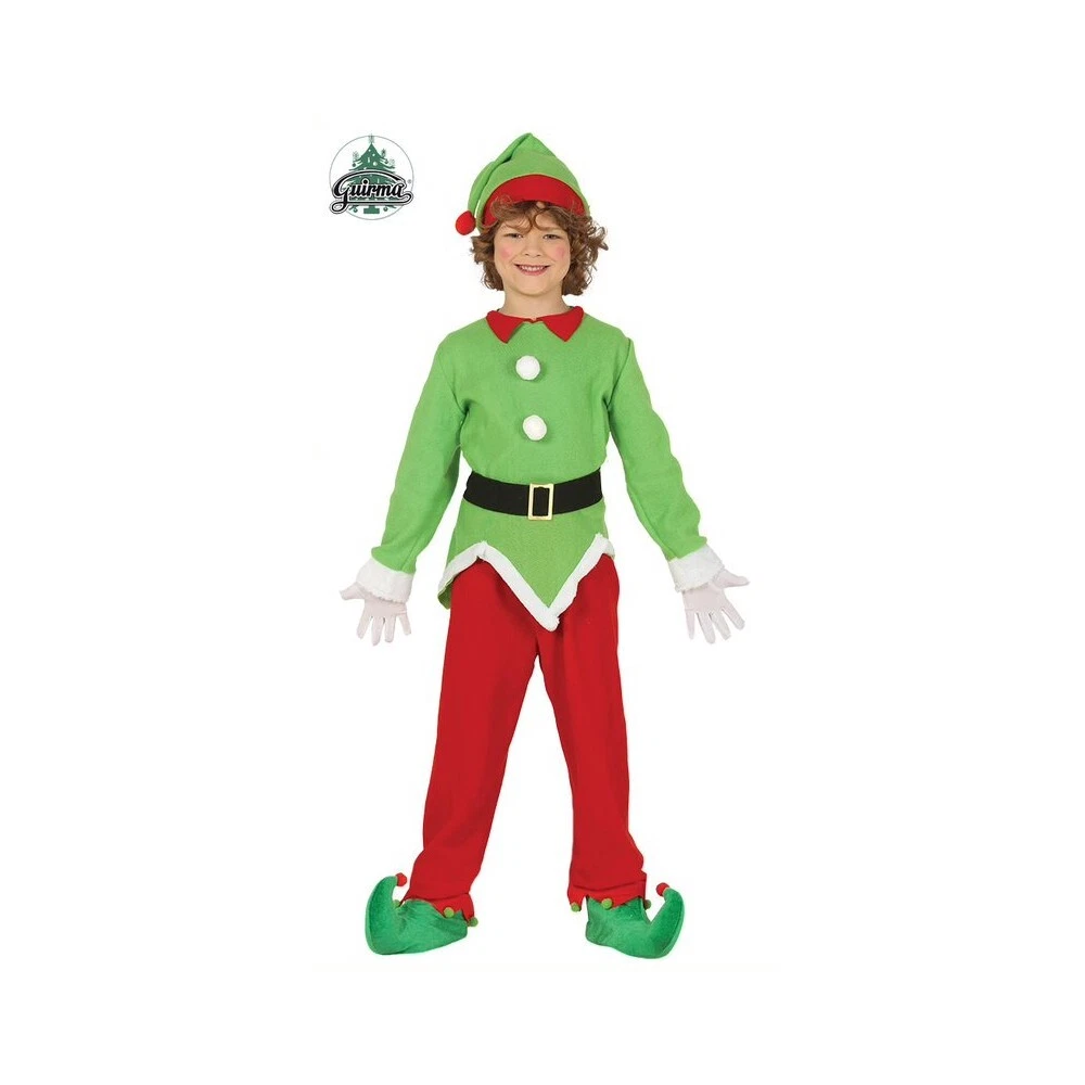 Costume Bambino Elfo Folletto Natale 5 6 Anni eBay