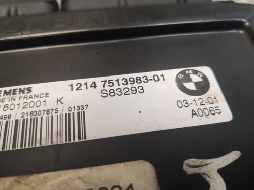MINI COOPER R50, R53 Engine Control Unit ECU 7513983 - Picture 4 of 4