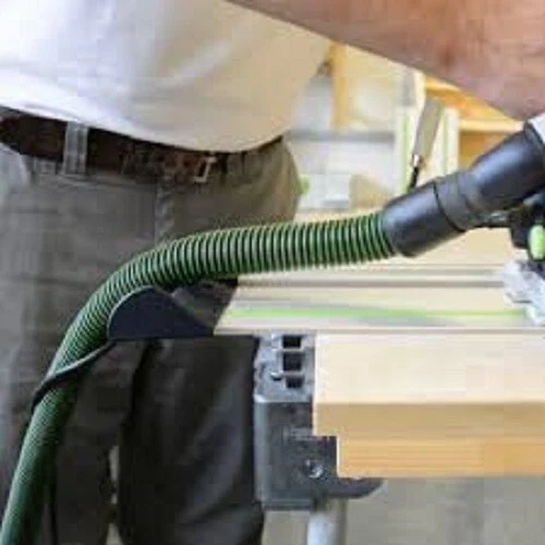 Festool makita Deflector for use with guide rail system