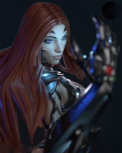 Witch Blade 1/8 1/6 1/4 figura impresa 3D kit modelo sin pintar sin montar GK - Imagen 16 de 23