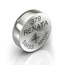 1 x Renata 379 SR521SW SR63 AG0 618 JA Watch Battery Silver Oxide 0% Mercury