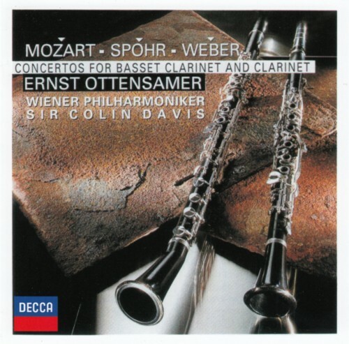 Mozart/Spohr/Weber - Concertos for basset clarinet and clarinet (Ottensamer) CD  - Photo 1/1