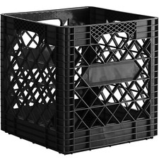 Black Vinyl Record Storage Crate Extra Wide / Large Super Heavy-Duty LP  Album