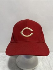 Vtg Cincinnati Reds New Era Diamond Collection Pro Model Fitted Hat 7 1/2 Stain