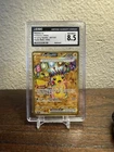 Pikachu ex 247/191 Sv08: Surging Sparks Holo CGC 8.5
