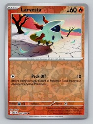 Larvesta 015/086 Black Bolt Reverse Holo