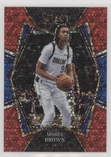 2021-22 Panini Select Premier Level Red Disco Prizm 10/49 Moses Brown #177 fs9