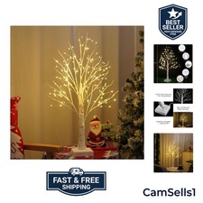 Battery USB Powered 144 LED Birch Tree Light with Timer - Elegant Home Decor