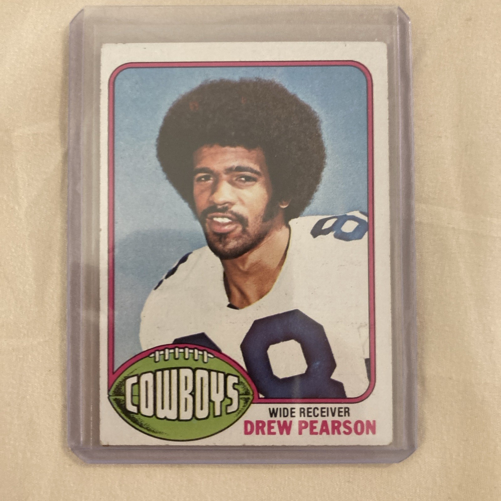 1976 Topps #313 Drew Pearson