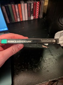 Bonk's Adventure (TurboGrafx-16, 1990) Complete In Case, French Manual