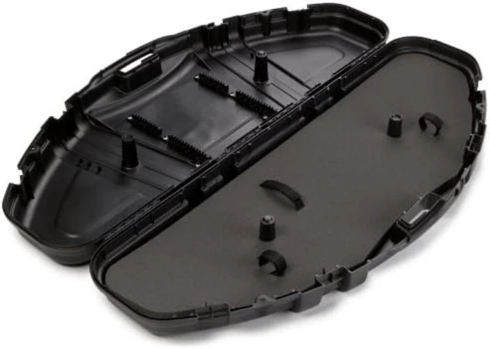 Estuche rígido bloqueable con arco para almacenamiento acolchado para 6 flechas Foto 4 de 4