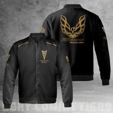 Pontiac American Muscle Car Printed Lightweight Windproof Unisex Bomber Jacket