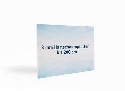 PVC Hartschaumplatte weiß 3 mm Zuschnitt kostenlos Plattenzuschnitt bis 200 cm