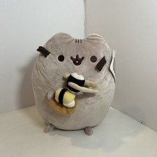 NEW Pusheen Snackables Sushi Chopsticks Stuffed Animal Cat, 9.5" Plush NEW